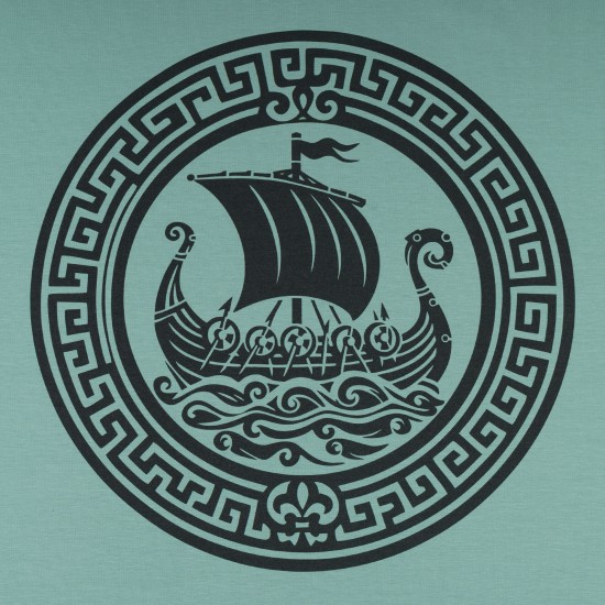 Military style T-shirt "Drakkar"