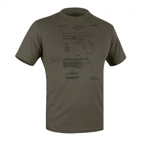 Military style T-shirt "GLOCK Pistol Legend"