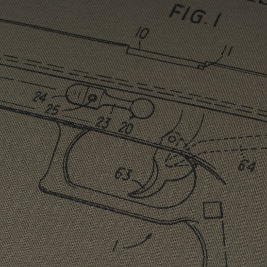 Military style T-shirt "GLOCK Pistol Legend"