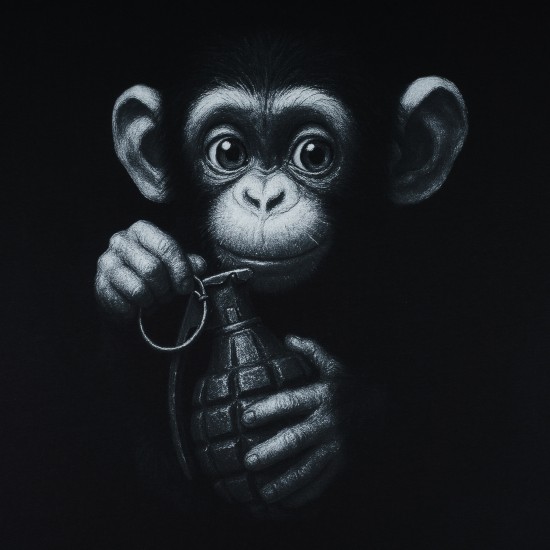 Military style T-shirt "Monkey"