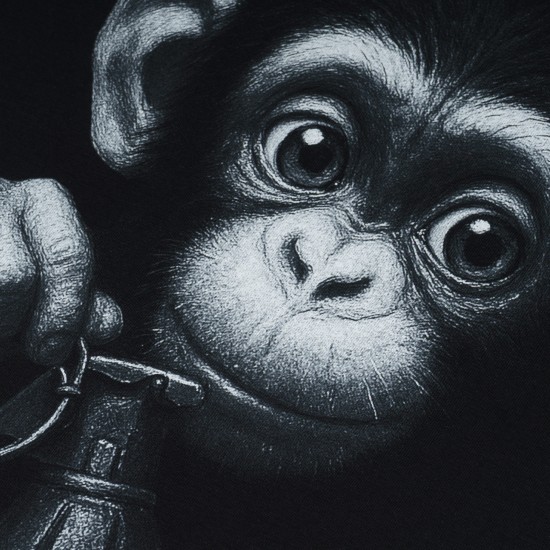 Military style T-shirt "Monkey"