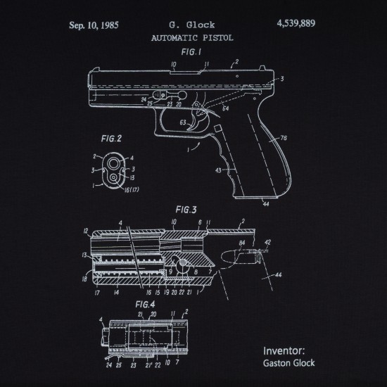 Military style T-shirt "GLOCK Pistol Legend"