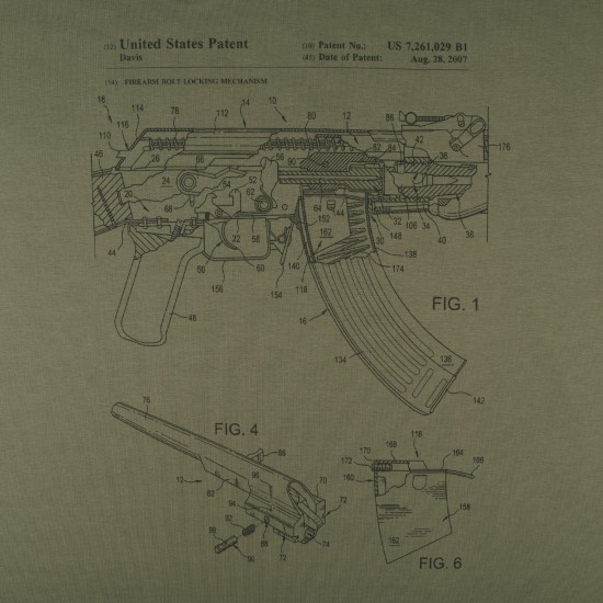 Military style T-shirt "AK-47 Rifle Legend" Military style T-shirt "AK-47 Rifle Legend"