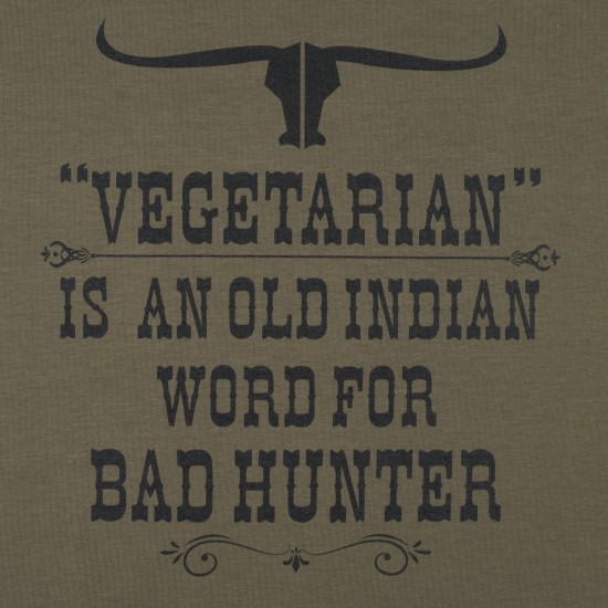Military style T-shirt "Vegetarian" (VINTAGE) Military style T-shirt "Vegetarian" (VINTAGE)