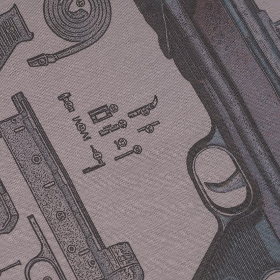 Military style T-shirt "MP-40 SUBMACHINE GUN LEGEND"