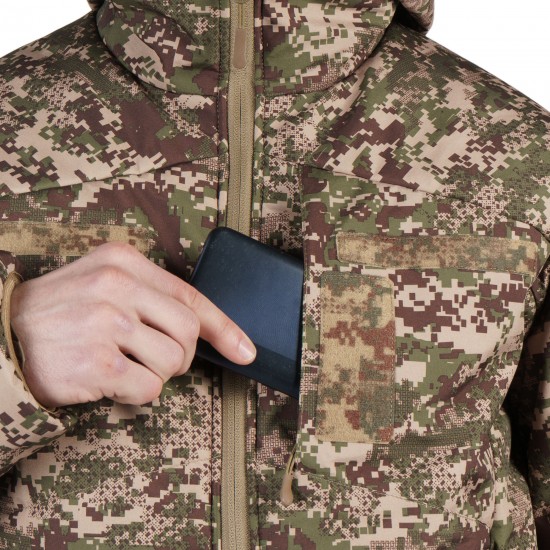 Field Winter Jacket "MONTICOLA-Camo"