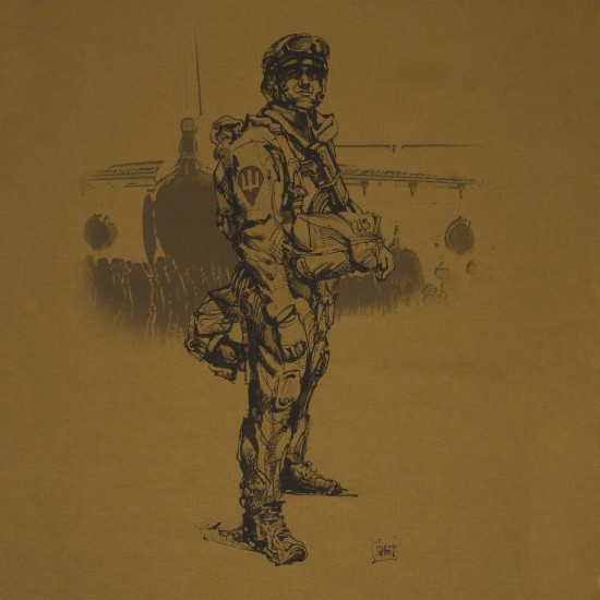 Military style T-shirt "Paratrooper"