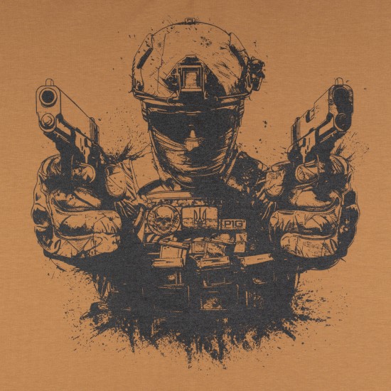 Military style T-shirt "Gunfighter"