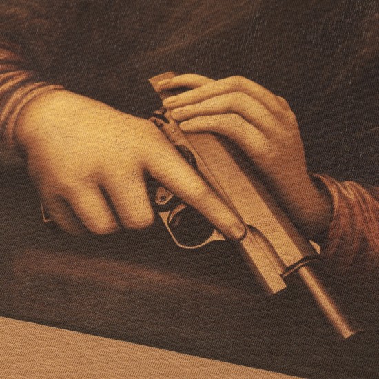 Military style T-shirt "Mona Lisa"