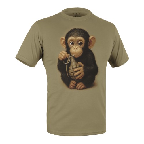 Military style T-shirt "Monkey"