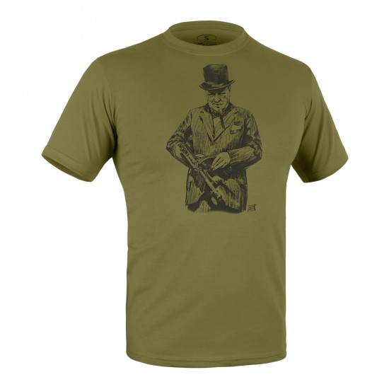 Military style T-shirt "Winston Churchill"