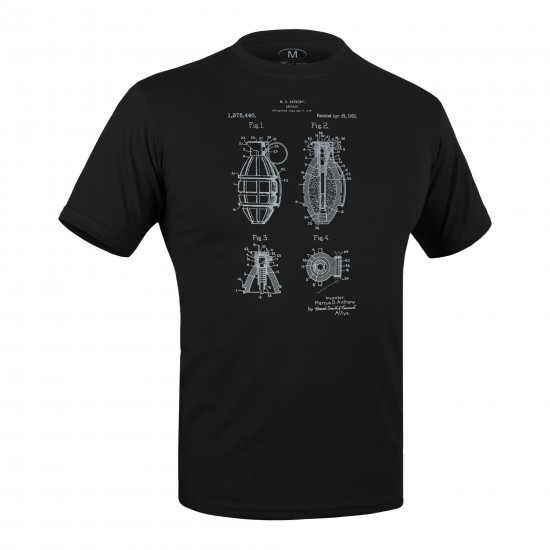 Military style T-shirt "Grenade"