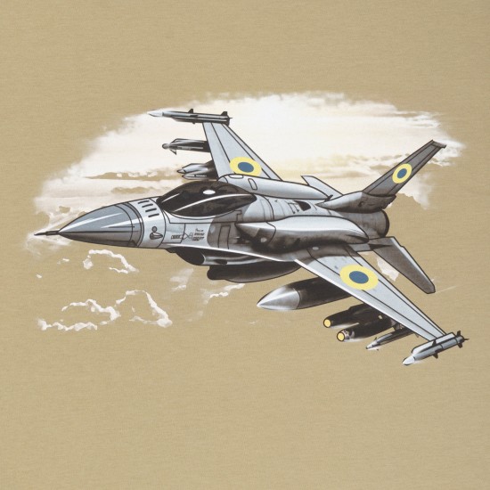 Military style T-shirt "F-16"