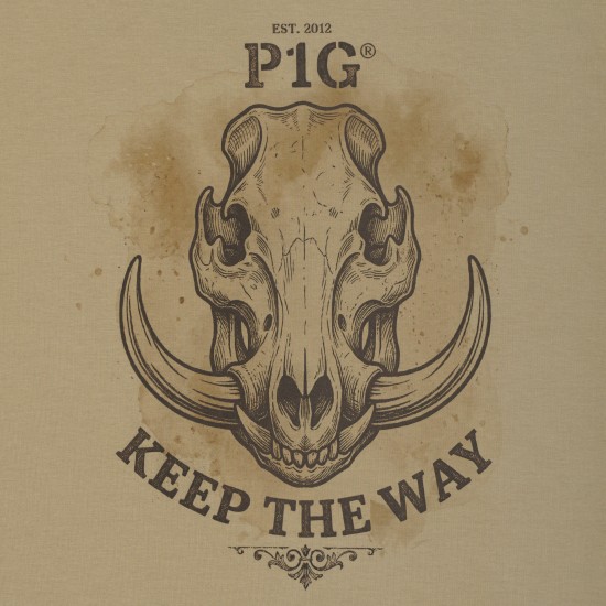Military style T-shirt "Keep The Way"