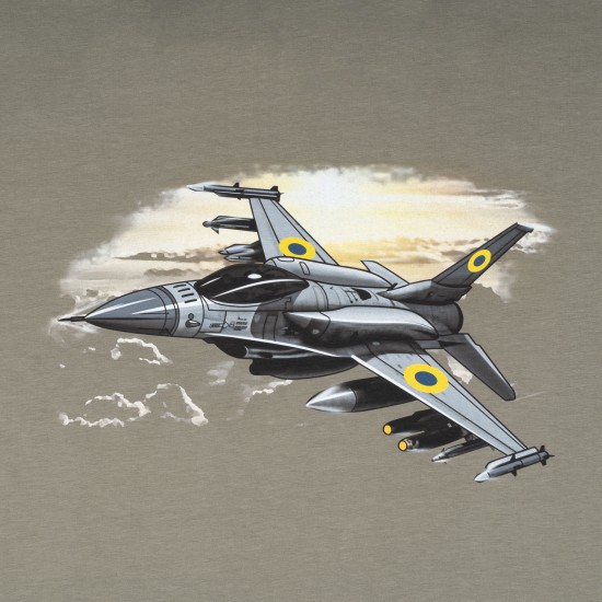 Military style T-shirt "F-16"