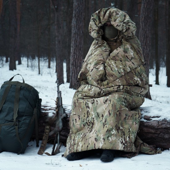 Field sleeping bag "DUGOUT-R"