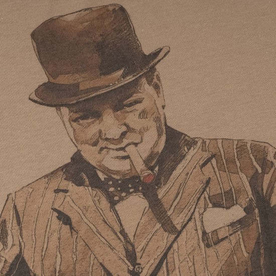 Military style T-shirt "Winston Churchill"