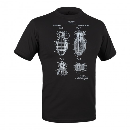 Military style T-shirt "Grenade"