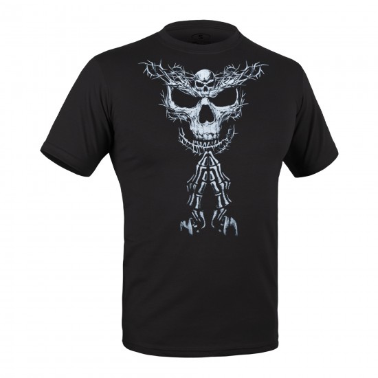 Printed T-shirt "Skull Of Thorns"