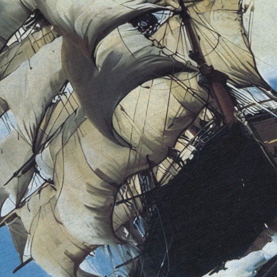 Military style T-shirt "Sailing Ship"