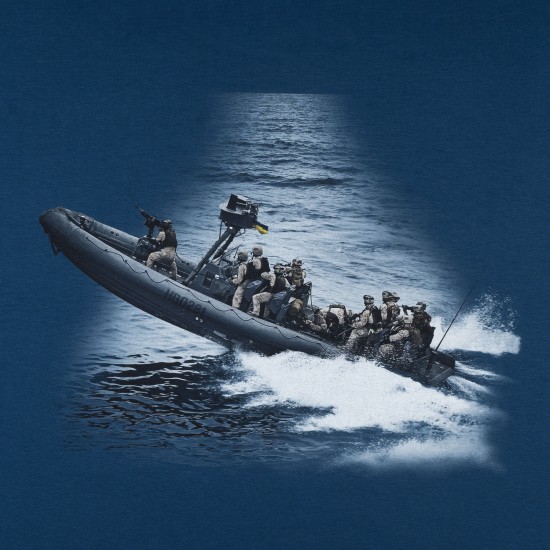 Military style T-shirt "Boat"