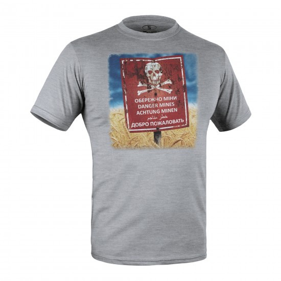 Military style T-shirt "Dangerous Mines"